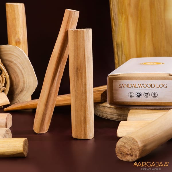 Sandalwood Log (1) Premium Mysore Sandalwood Logs for Pooja, Carving, and Export – Argajaa Essence World